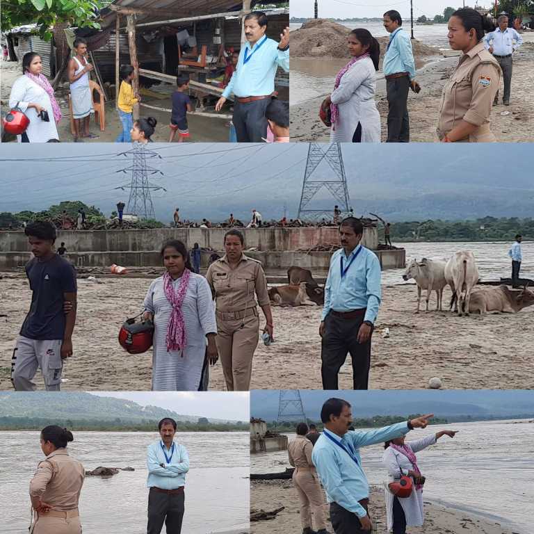 पहाड़ो में लगातार हो रही बारिश के चलते टनकपुर की शारदा नदी एक बार फिर से उफान पर, खतरे के निशान से ऊपर बह रही शारदा नदी के कारण बस्ती को खाली कर सुरक्षित स्थानों पर जाने के लिए अधिशाषी अधिकारी भूपेन्द्र प्रकाश जोशी नें लोगों को दी नसीहत।