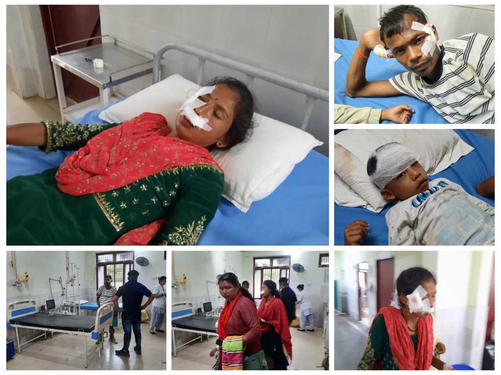 सड़क दुर्घटना – रीठा साहिब से धार्मिक यात्रा कर लौट रहे श्रद्धालु की बाईक बस्तिया के पास रपटी, एक ही परिवार के तीन लोग घायल, उपजिला अस्पताल में उपचार जारी।