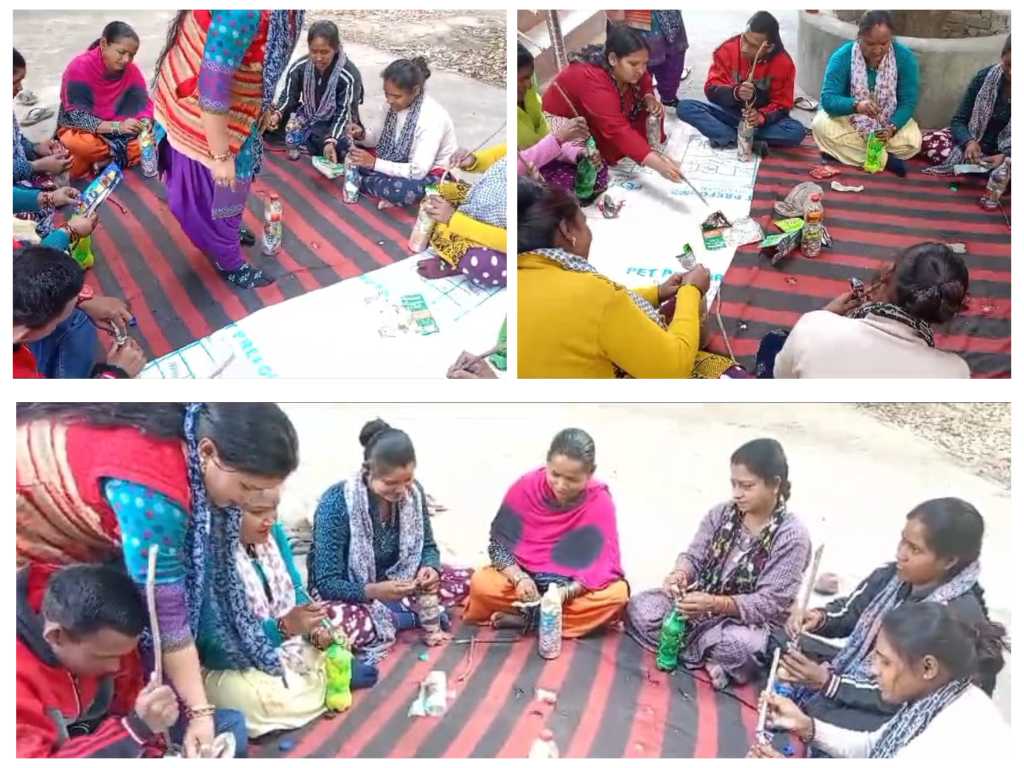 अनोखे अंदाज में दी विदाई – माँ पूर्णागिरी पर्यावरण संरक्षण समिति अध्यक्ष दीपा देवी के मार्गदर्शन में नव वर्ष की पूर्व संध्या पर ईको ब्रिक्स बनाकर अनोखे अंदाज में मनाया गया थर्टी फर्स्ट।