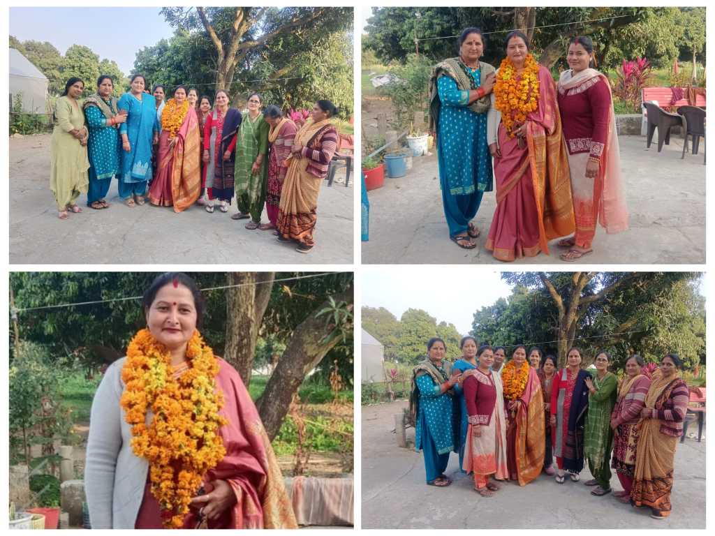 कविता थापा के भाजपा महिला मोर्चा में जिला उपाध्यक्ष बनने पर खुशी की लहर, सैलानीगोठ में महिलाओं ने किया जोरदार स्वागत, कविता ने 2027 फतह करने का लिया संकल्प।