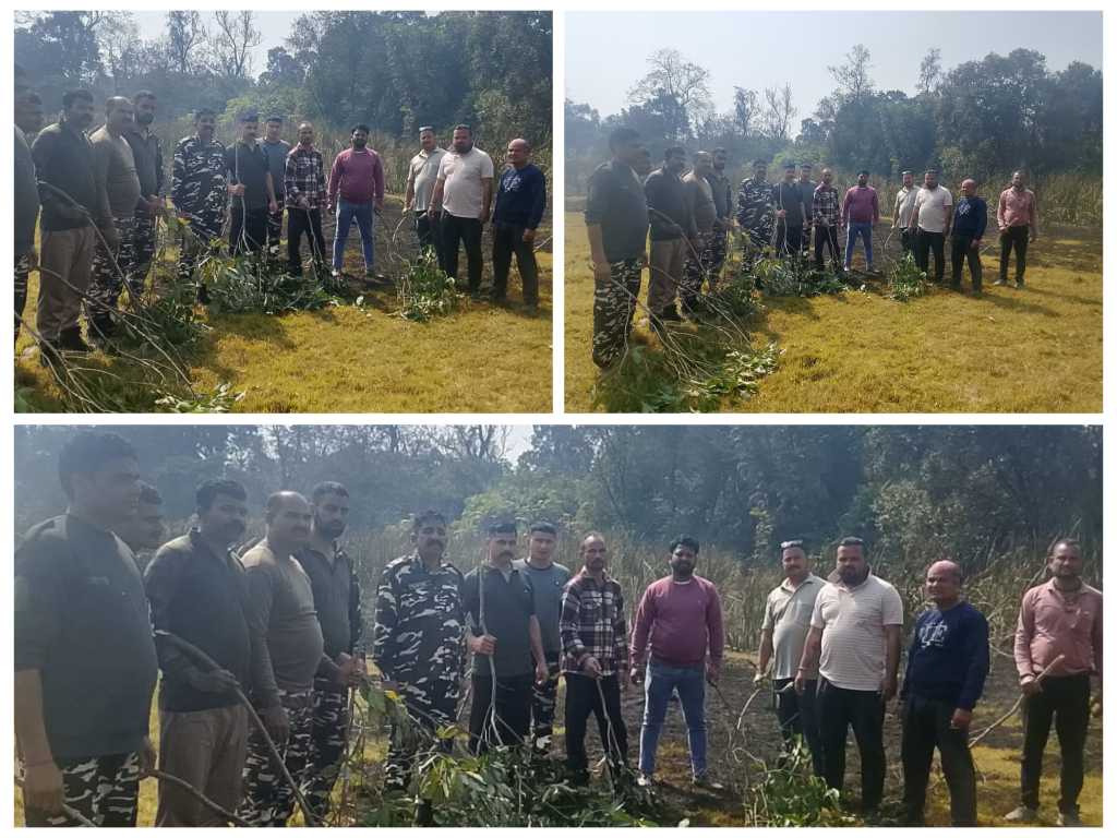 एसएसबी की 57 वीं वाहिनी की त्वरित कार्रवाई से आग फैलने पर पाया गया काबू, स्थानीय लोगों एसएसबी और सिंचाई विभाग के कर्मियों का संयुक्त प्रयास हुआ कारगर।