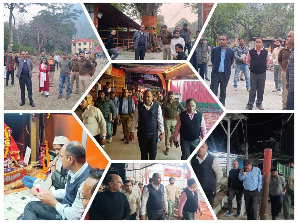 आगामी 27 फरवरी से प्रारम्भ होने वाली पूर्णागिरि धाम यात्रा की तैयारियों का जिलाधिकारी ने किया स्थलीय निरीक्षण, व्यवस्थाओं को समय पर पूरा किये जाने के दिए निर्देश।