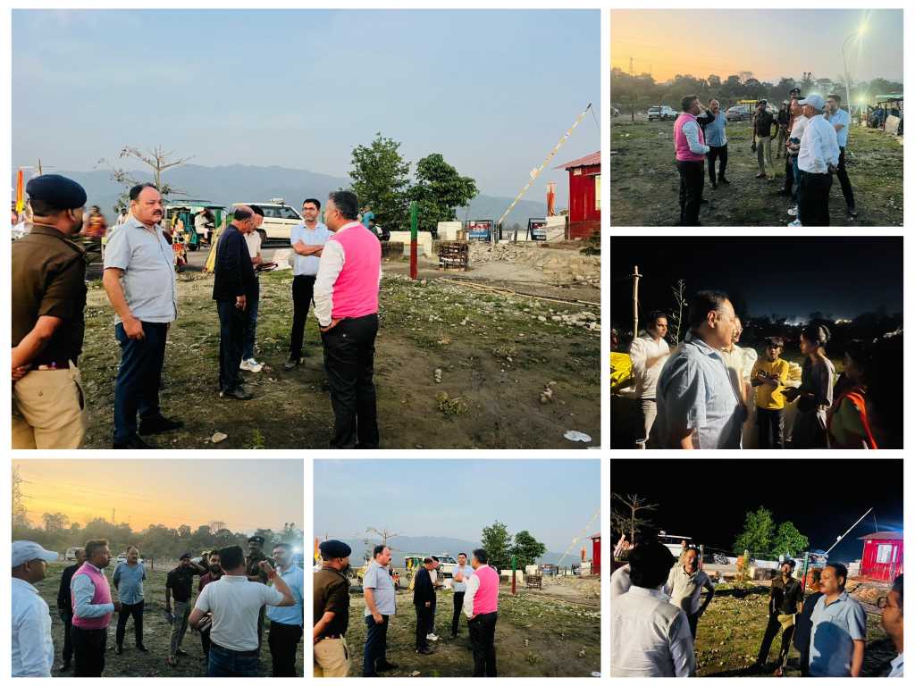 मुख्यमंत्री पुष्कर सिंह धामी के निर्देश पर टनकपुर में मेला दुकानदारों के लिए स्थान चयन, प्रशासनिक टीम ने किया स्थलीय निरीक्षण।