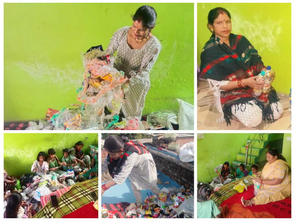 टनकपुर में पर्यावरण संरक्षण की अनूठी पहल:- वार्ड नं 9 में माँ पूर्णागिरी पर्यावरण संरक्षण समिति की अध्यक्ष दीपा देवी के निर्देश पर बोतलों में पॉलीथिन भर “ईको ब्रिक्स” बनाने के तीन दिवसीय अभियान का हुआ शुभारम्भ।