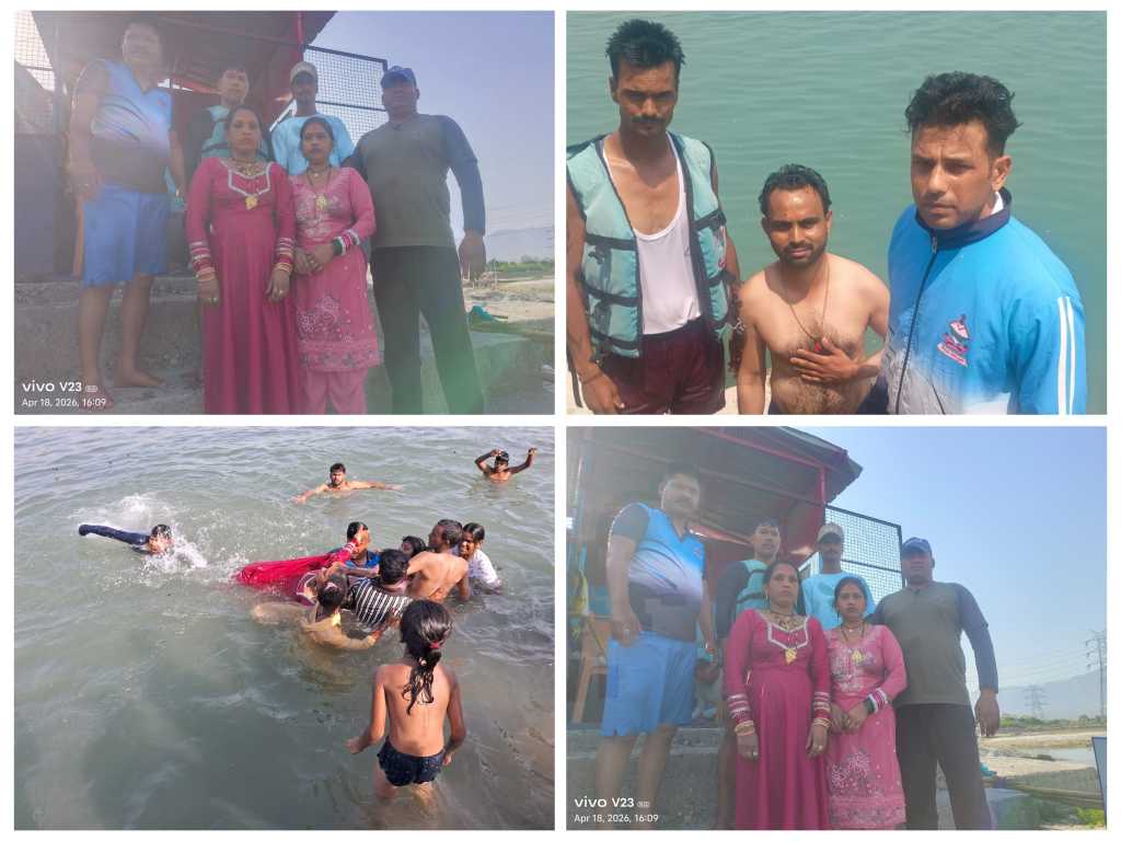 माँ पूर्णागिरी मेले में पवित्र शारदा नदी में स्नान करने के दौरान डूबने से दो महिला तीर्थयात्रियों सहित तीन लोगों कों पुलिस टीम ने बचाया।
