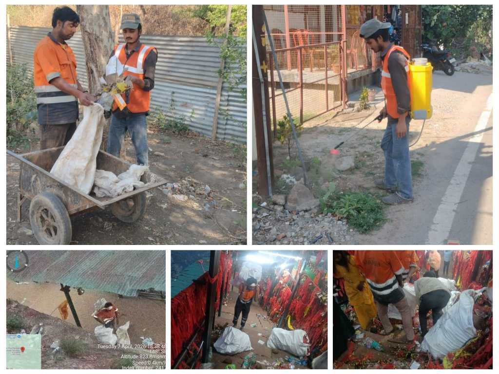 सुलभ इंटरनेशनल सोशल सर्विस ऑर्गेनाइजेशन के द्वारा माँ पूर्णागिरी धाम में सफाई व्यवस्था चाक चौबंद, संस्था के समर्पित सफाई कर्मी दिन-रात पूरे क्षेत्र को स्वच्छ, सुरक्षित और व्यवस्थित बनाए रखने में हैं लगे हुए, हर कोना साफ-सुथरा रहे, इसके लिए नियमित रूप से कचरा उठान, सफाई अभियान और कीटनाशकों का किया जा रहा हैं छिड़काव ।